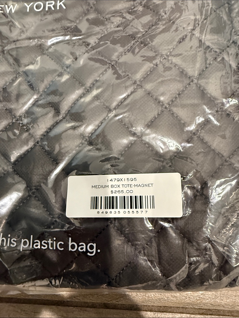 MZ Wallace Black Quilted Toiletry Bag - Picture 2 of 4